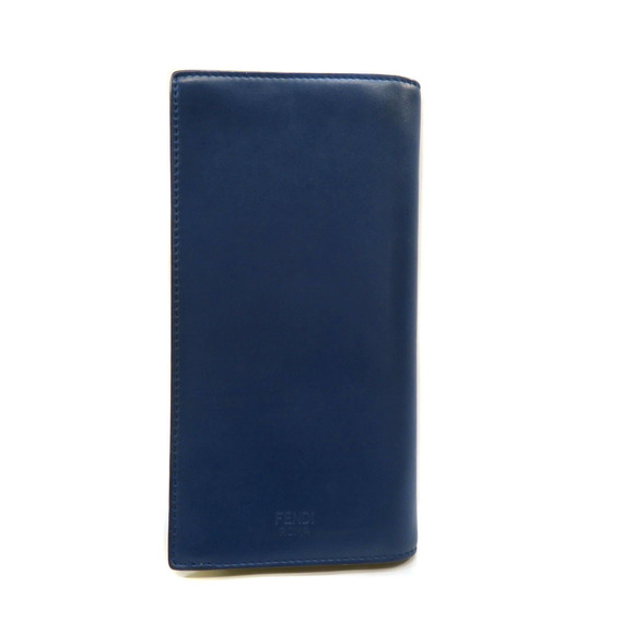 Fendi Navy Yellow Bugs Bag Long Blue Monster Wallet - Picture 1 of 6